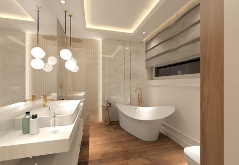 Jak zastosować sztukaterię w łazience.