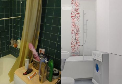 architekt wnętrz Warszawa łazienka przed i po