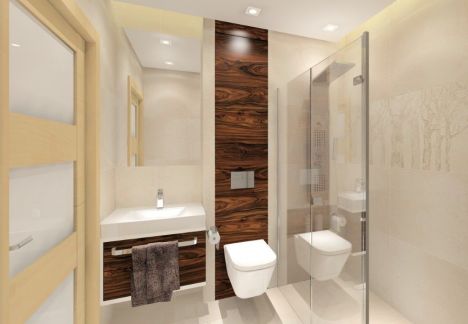 Projekt wnętrza domu pod Warszawą.