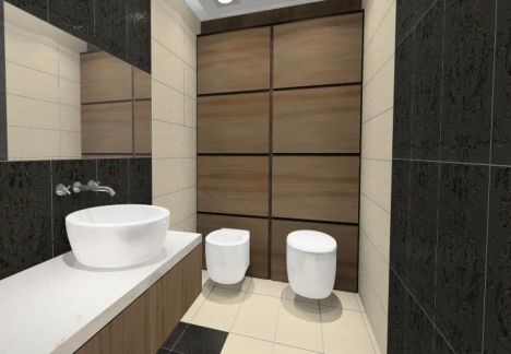 projektant wnętrz z warszawy przedstawia projekt nowoczesnej łazienki