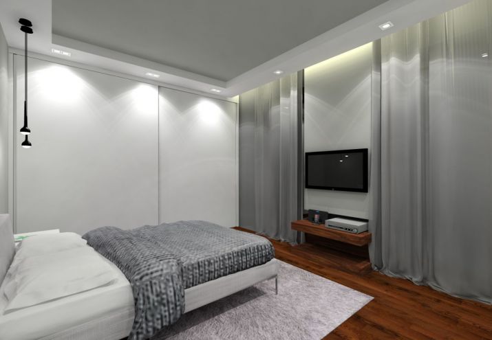 Projekt domu pod warszawą z wykorzystaniem podłogi z jesionu termo i palisandru.