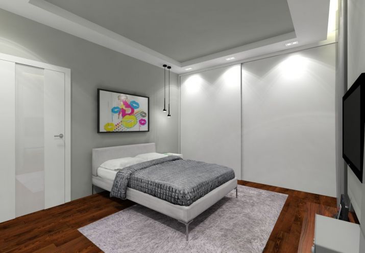 Projekt domu pod warszawą z wykorzystaniem podłogi z jesionu termo i palisandru.