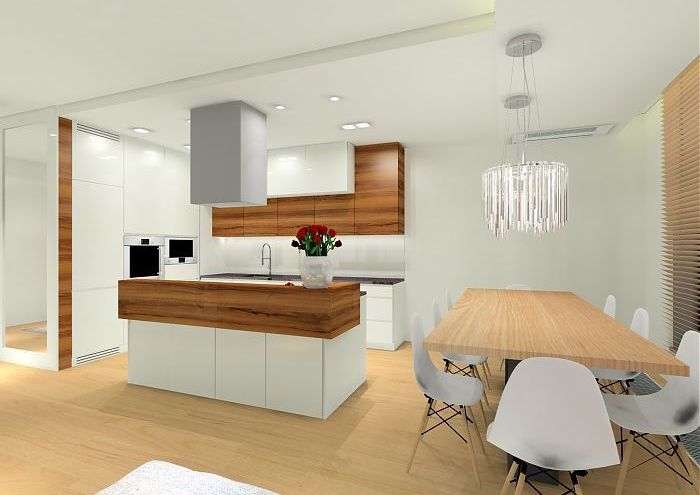 Projekt nowoczesnego apartamentu w Wilanowie