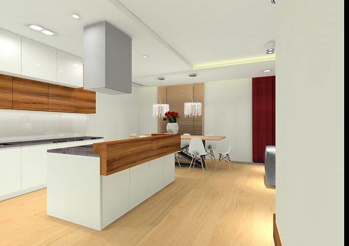 Projekt nowoczesnego apartamentu w Wilanowie