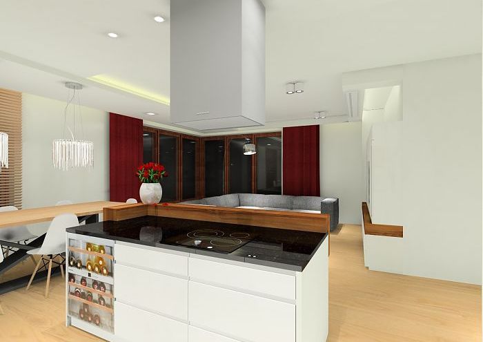 Projekt nowoczesnego apartamentu w Wilanowie